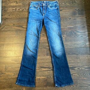 Hollister jeans, mid-rise boot cut